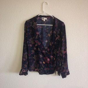 Floreat by Anthropologie patterned blouse size M